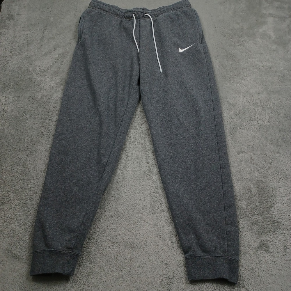 Nike Pants Womens Large Gray Activewear Casual Gym Training Drawstring